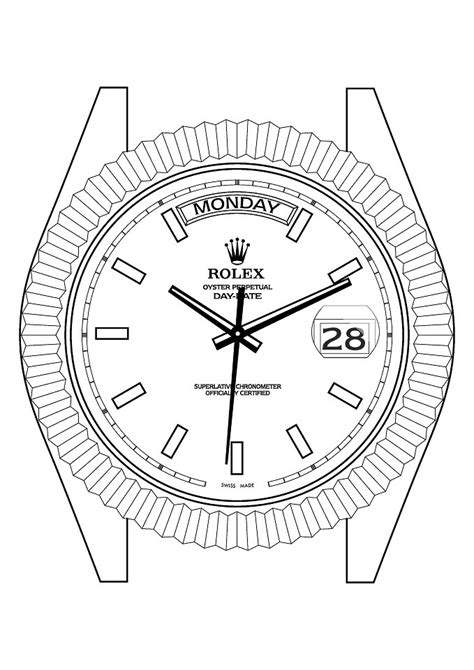 rolex watch sketch|luxury Rolex clip art.